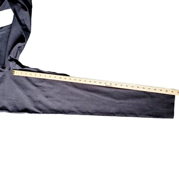 𝅺SUZY Shier Grey Casual Classic High waisted Solid Leggings. Size large - Picture 6 of 6